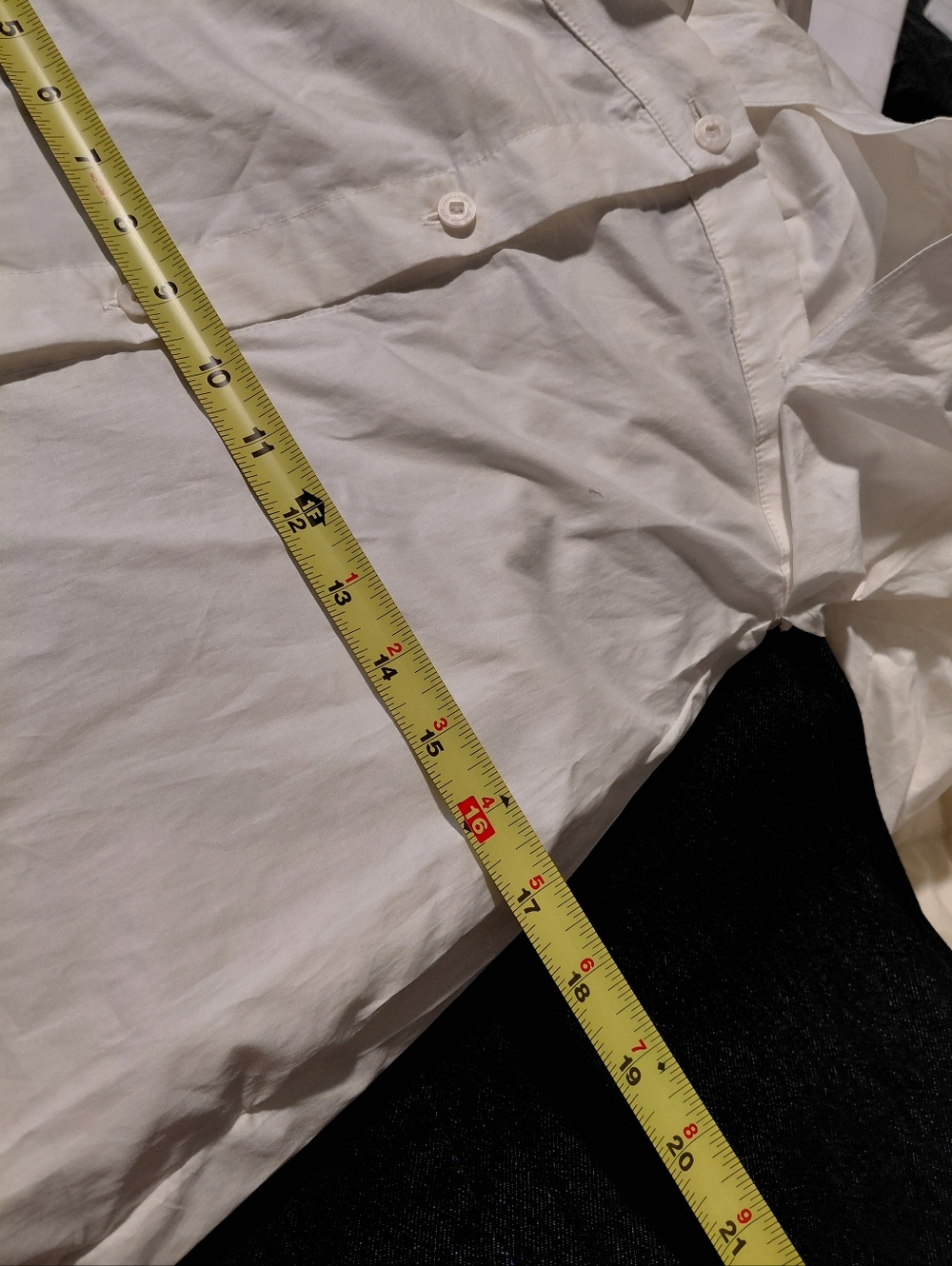 Johanna Ortiz White Button-Front Midi Dress with Tie Waist - Picture 9 of 9